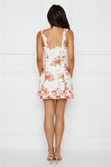 Floral Daydreams Mini Dress White