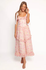 Zenith Midi Dress - Pink