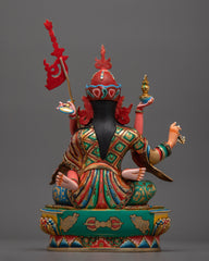 Guru Rinpoche with Consort in Yab-Yum figurine | Buddhist Art for Meditation and Shrine Decor