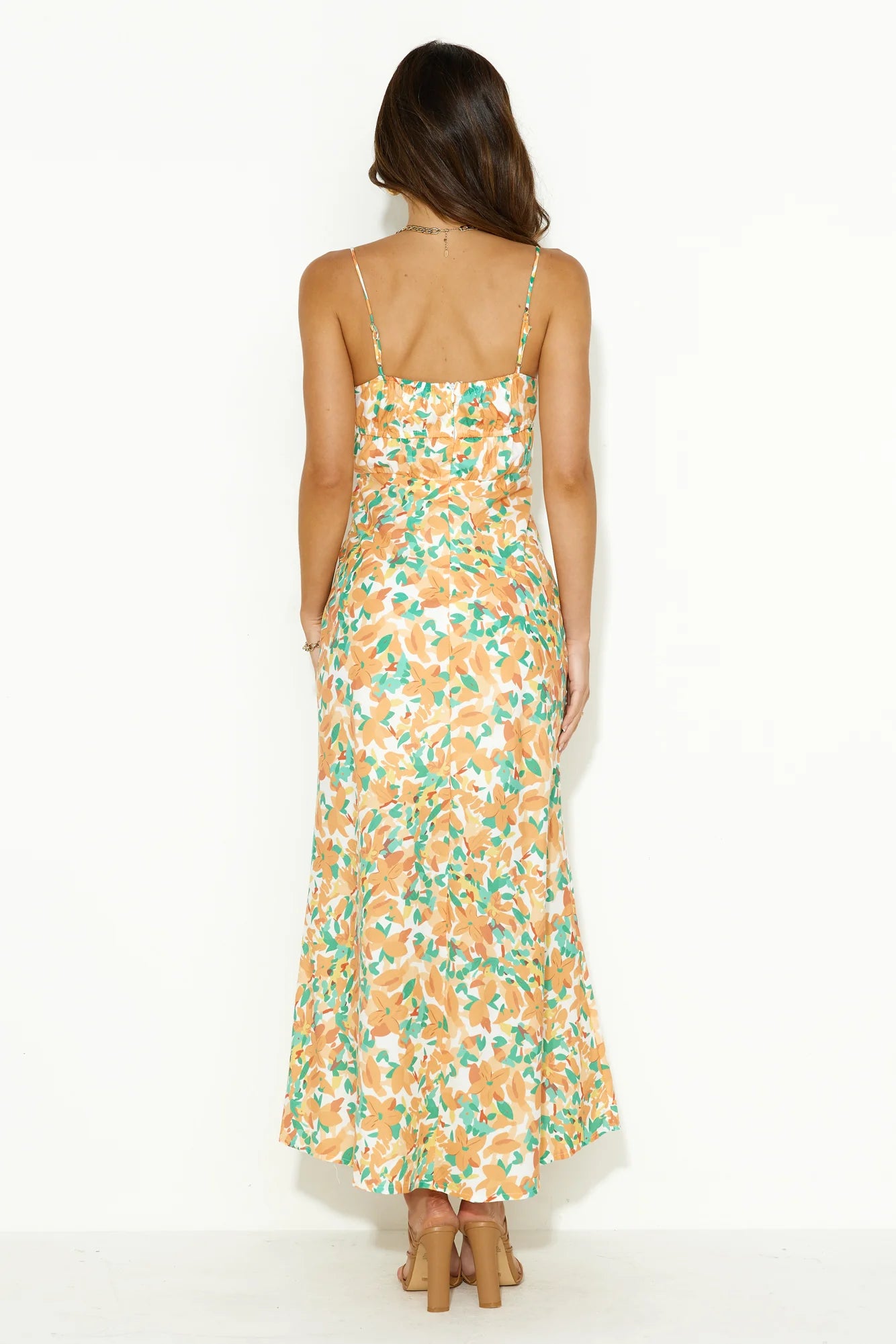 Zesty Fresh Maxi Dress Orange