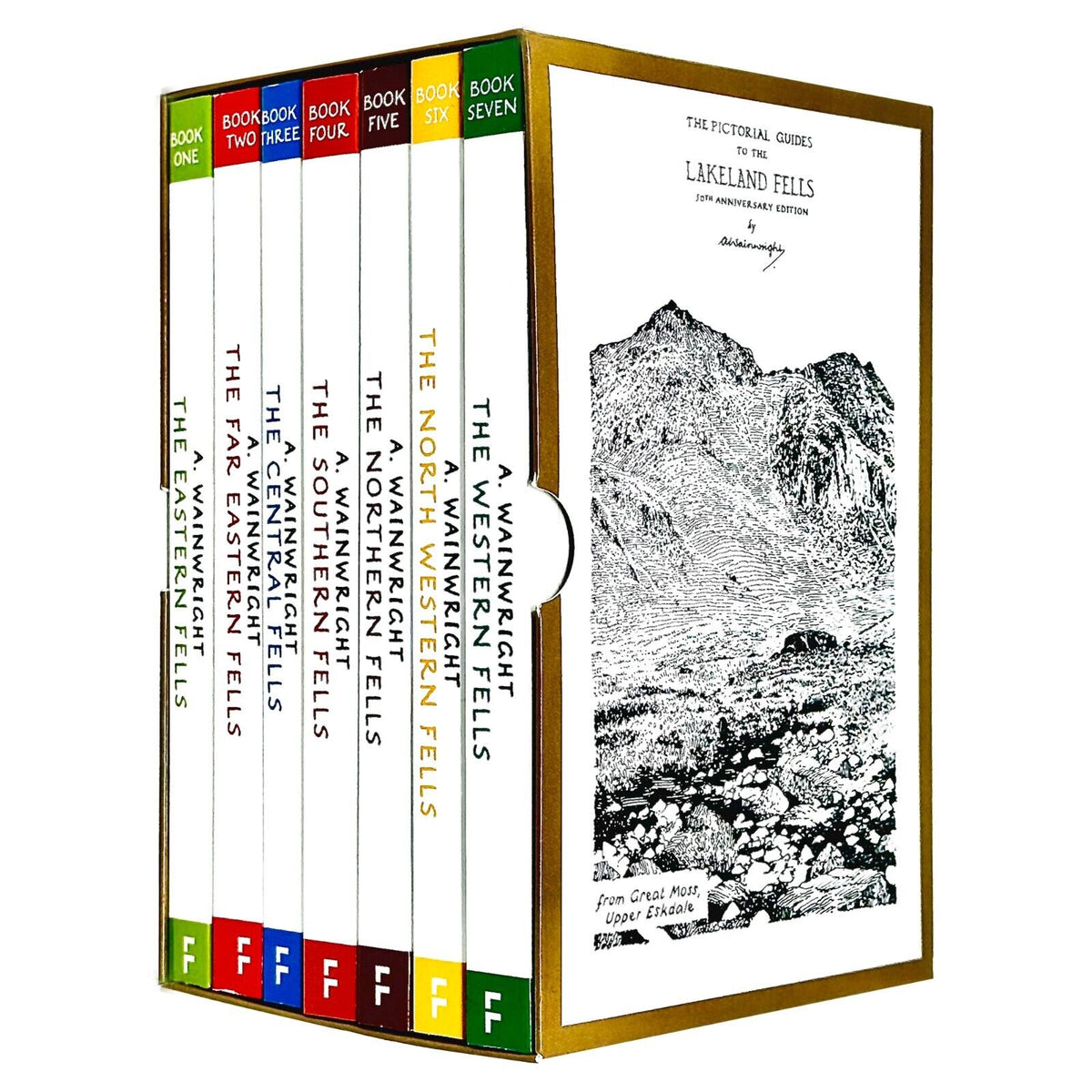 Pictorial Guides To Lakeland Fells Series Books 1-7 Collection Set by Ullswater and Birk Fell - Lets Buy Books
