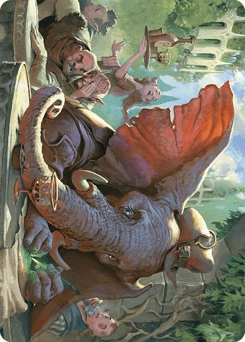 Loxodon Eavesdropper Art Card (15) [ASMKM] - MTG Single
