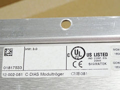 Sigmatek 12-002-081 C-DIAS Modulträger CMB081 HW:3.0 / Neu OVP - Maranos.de