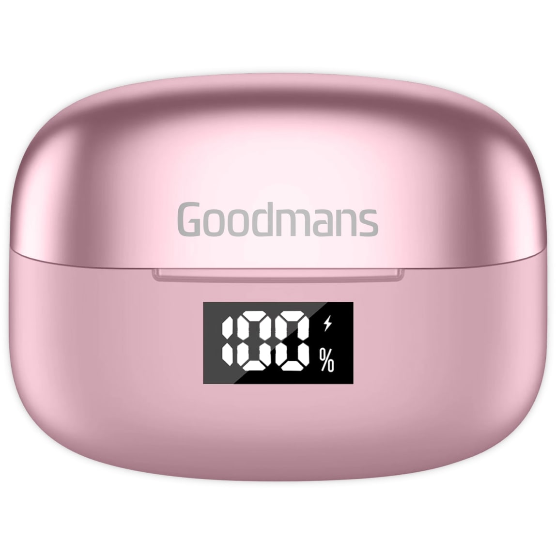 Goodmans True Wireless lED Metallic Earphones ENC Clearcalls with 4 Mics - Rose Gold - 2
