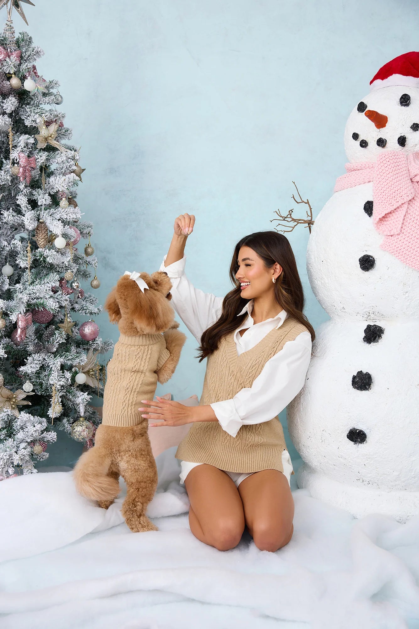 By The Fire Knitted Vest Toffee