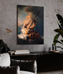Rembrandt - Cristo nella tempesta sul lago di Galilea| Stampa piatta HD o in 3D