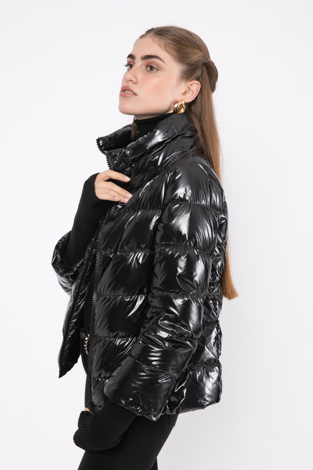 Herno Parlak Puffer Mont-Libas Trendy Fashion Store