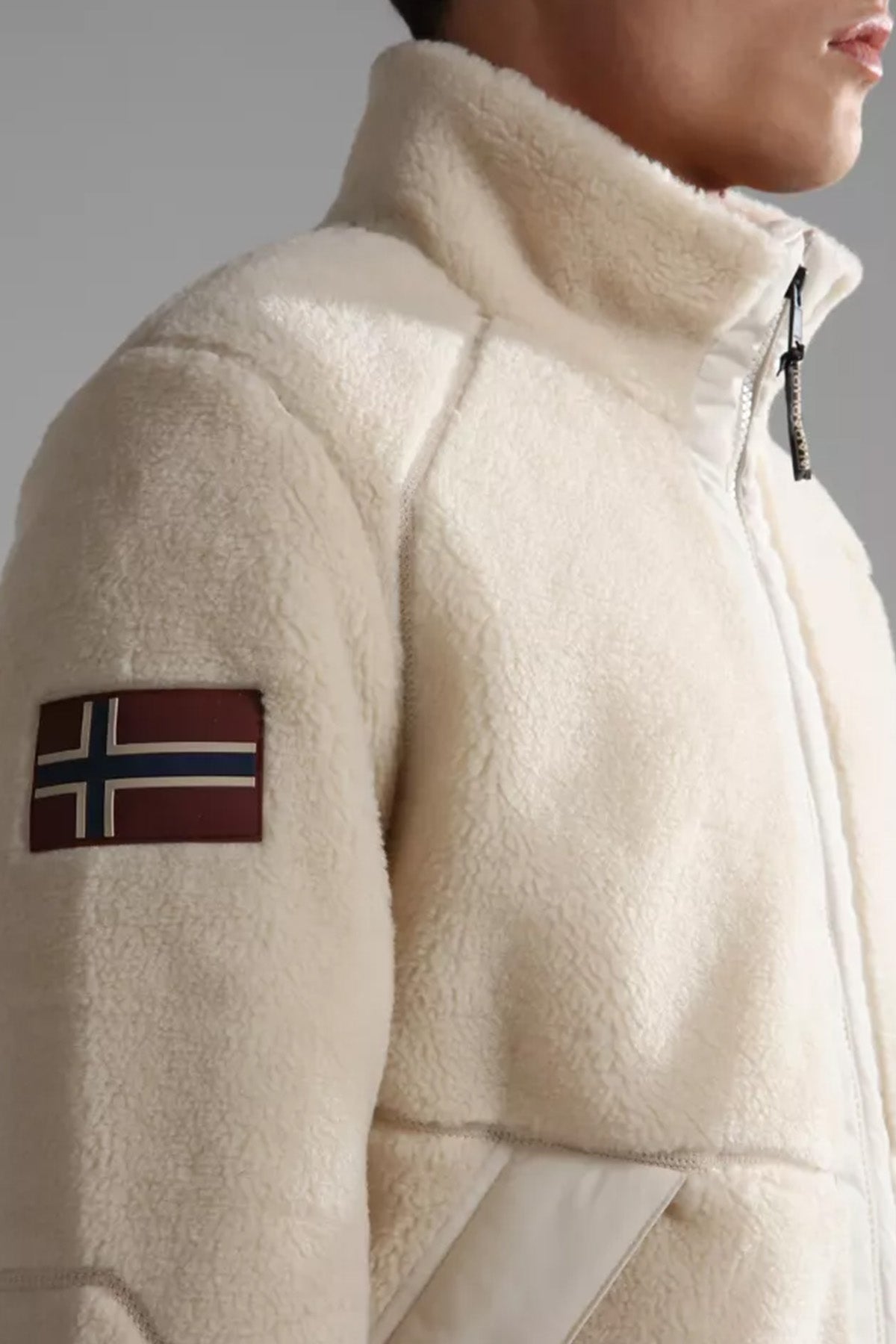 Napapijri Trollvegen Dik Yaka Polar Sweatshirt Ceket-Libas Trendy Fashion Store