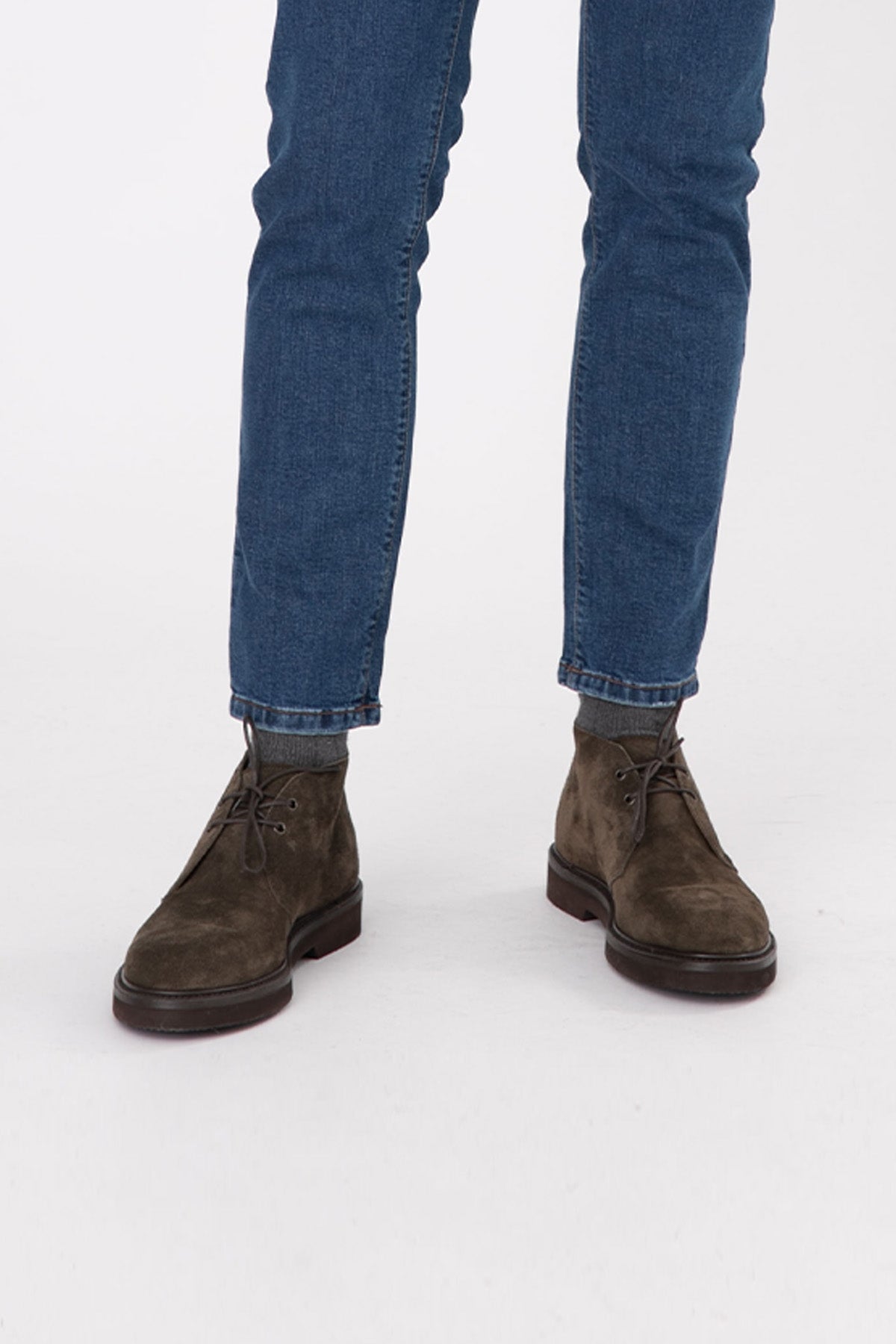 Henderson Vibram Taban Chukka Casual Süet Bot-Libas Trendy Fashion Store