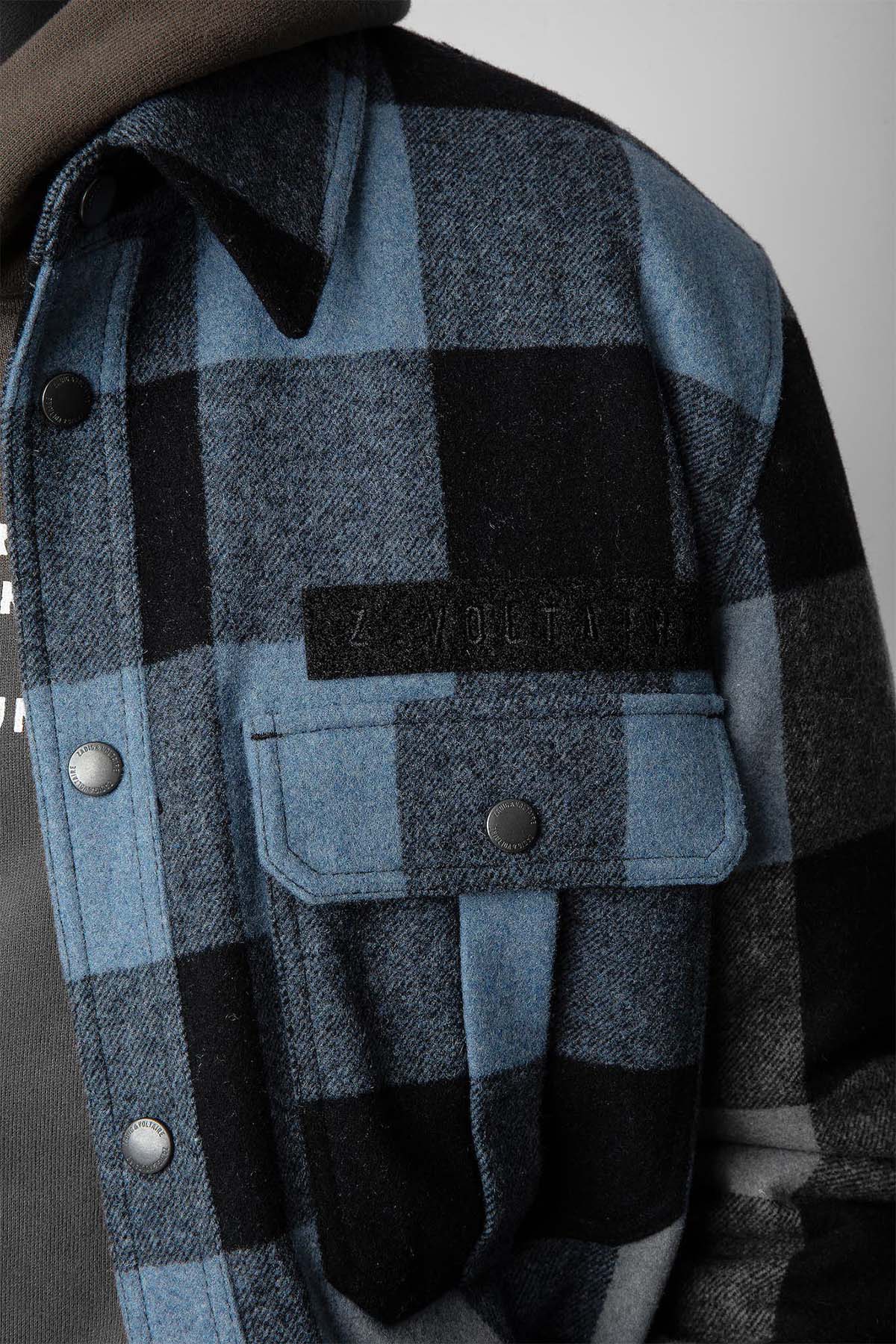 Zadig & Voltaire Kuru Kafalı Ekose Desenli Gömlek Ceket-Libas Trendy Fashion Store