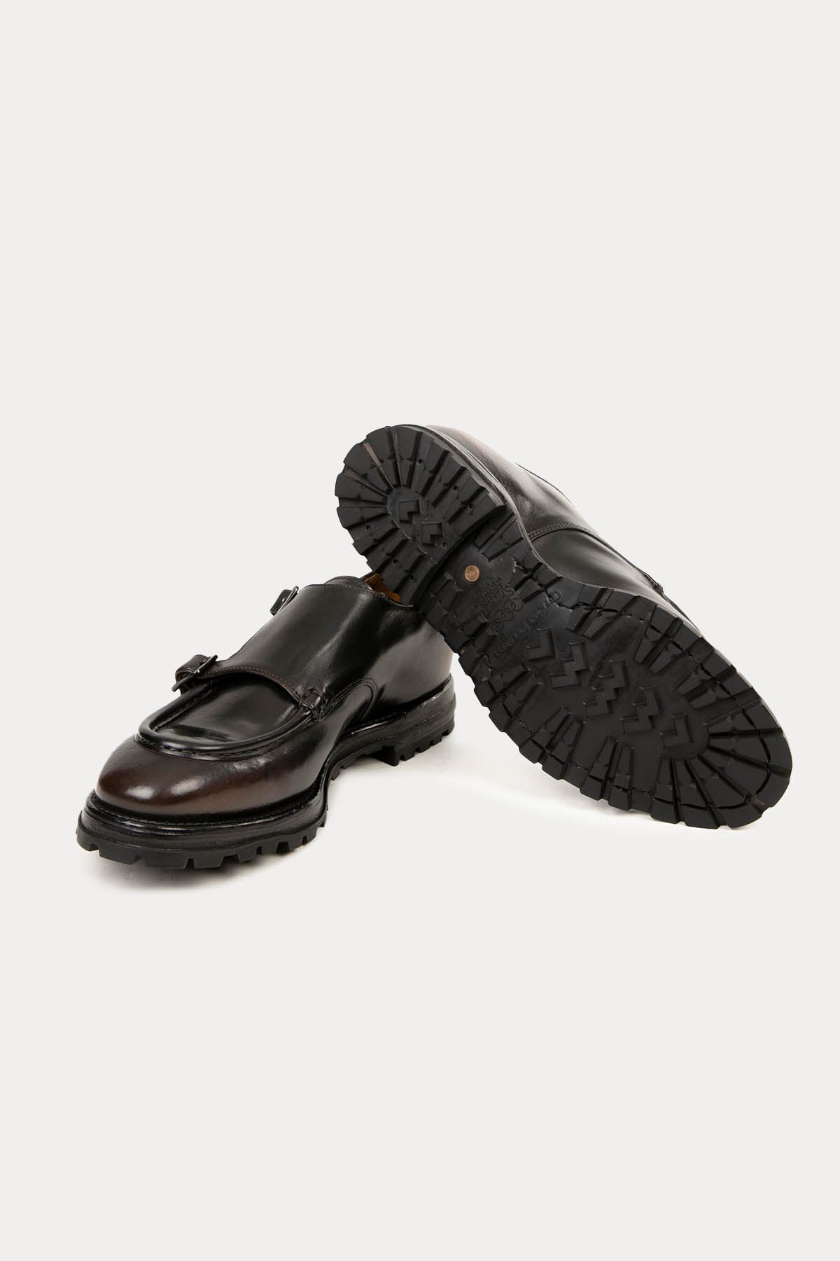 Officine Creative Vail Çift Tokalı Deri Loafer Ayakkabı-Libas Trendy Fashion Store