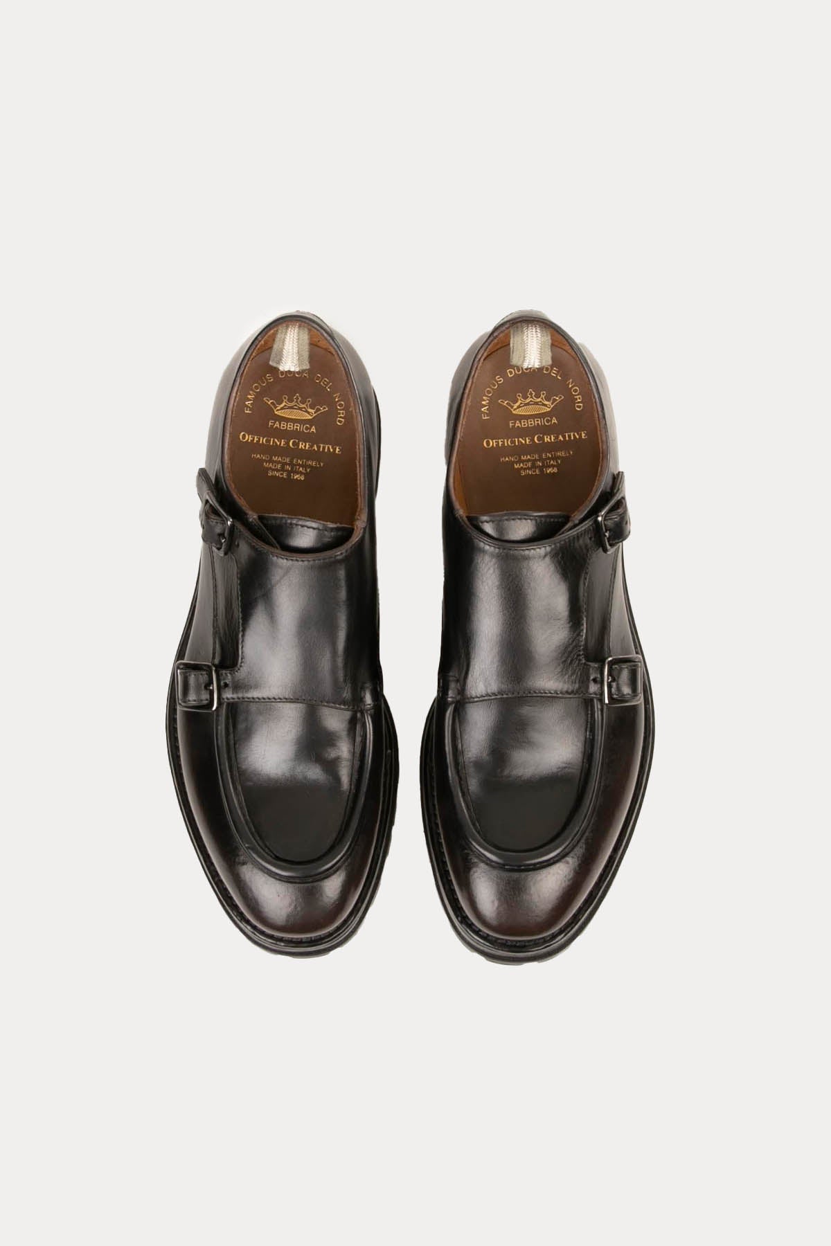 Officine Creative Vail Çift Tokalı Deri Loafer Ayakkabı-Libas Trendy Fashion Store