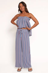 Zemira Pants - Blue Stripe