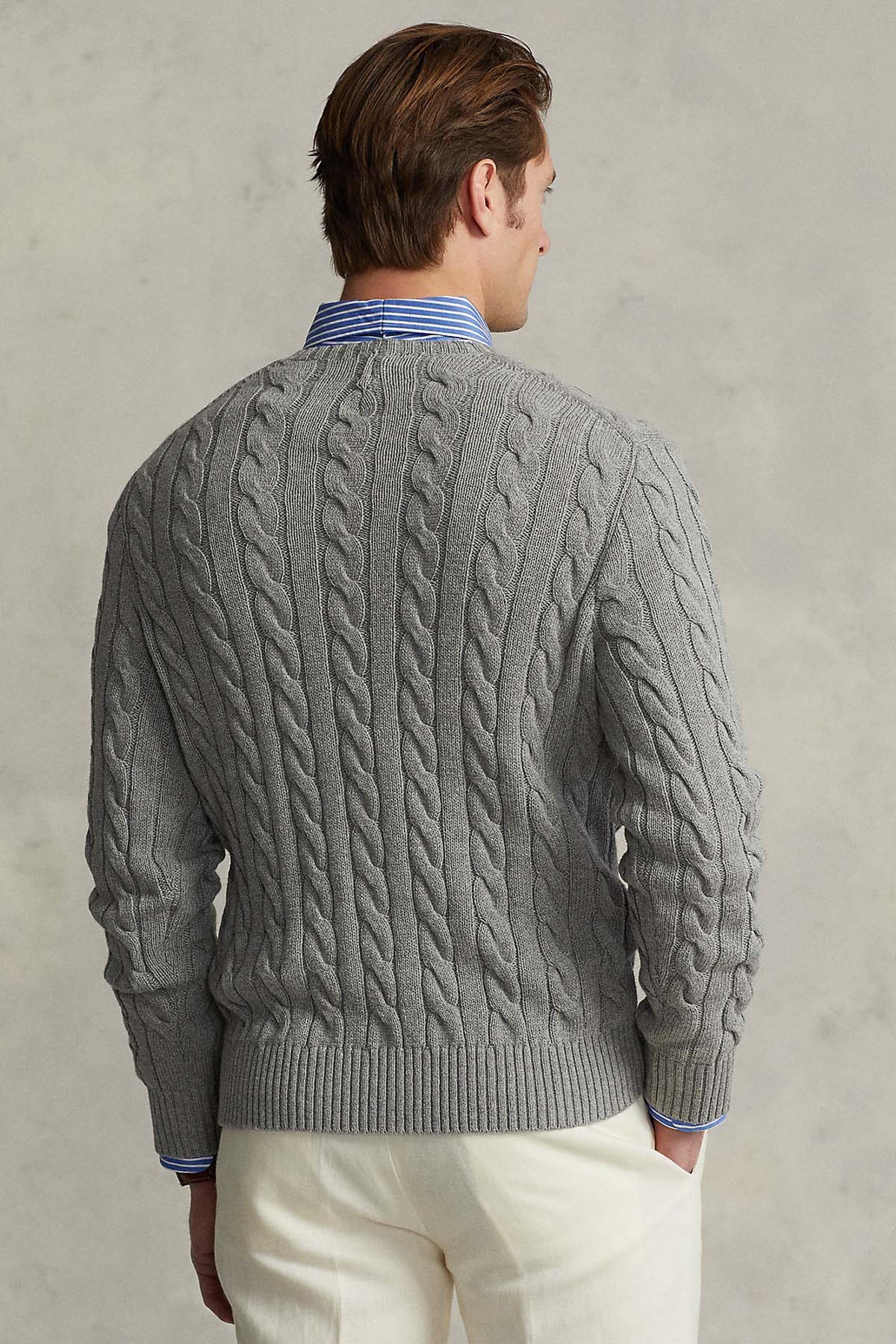 Polo Ralph Lauren Yuvarlak Yaka Saç Örgü Triko-Libas Trendy Fashion Store