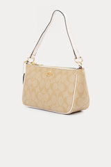 Coach Logolu Deri Omuz Çantası