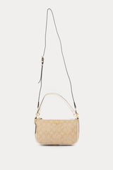 Coach Logolu Deri Omuz Çantası