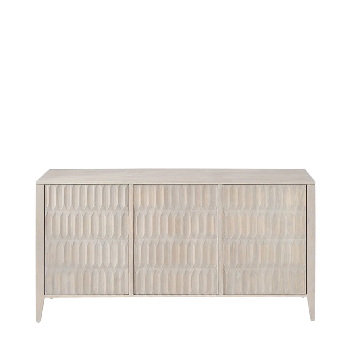 Pacific Lifestyle Karo Sideboard - Light Grey Mango Wood