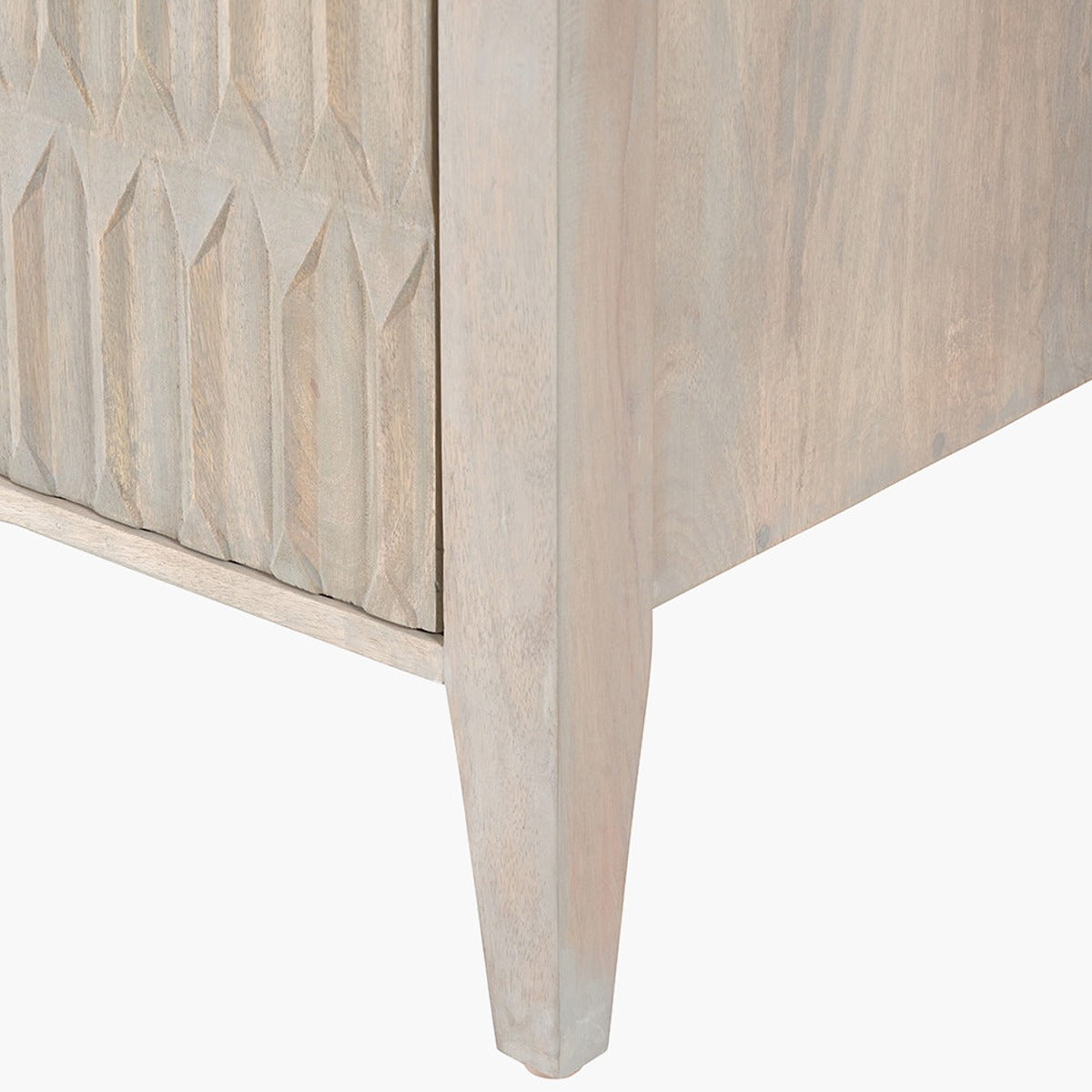 Pacific Lifestyle Karo Sideboard - Light Grey Mango Wood