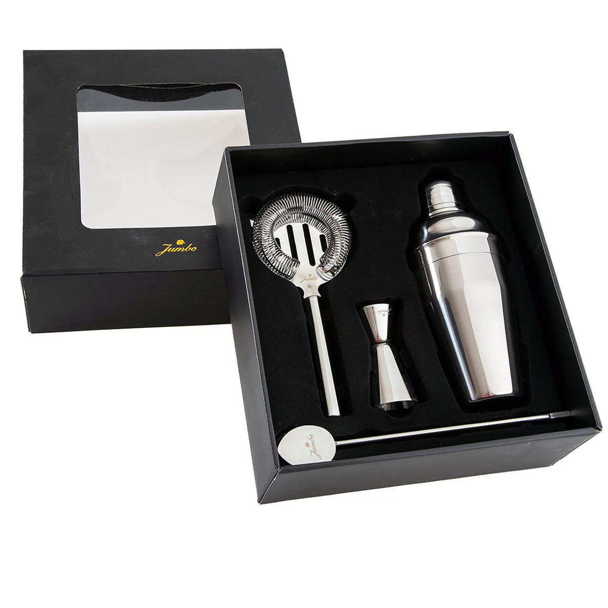 Jumbo Glory 4'lü Çelik Shaker Set