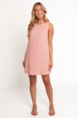 Zoe Mini Dress - Blush