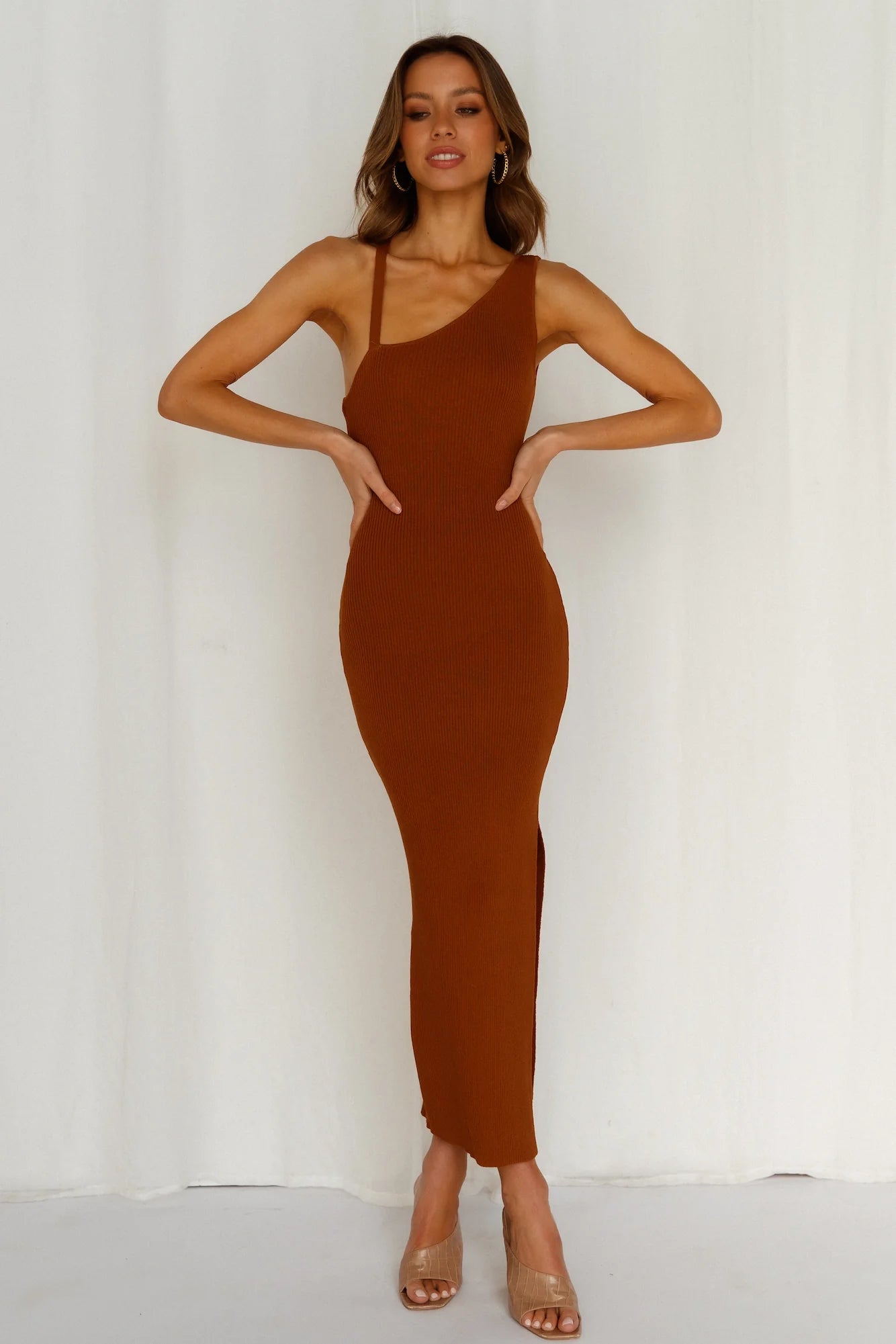 Airy Dreams Maxi Dress Brown