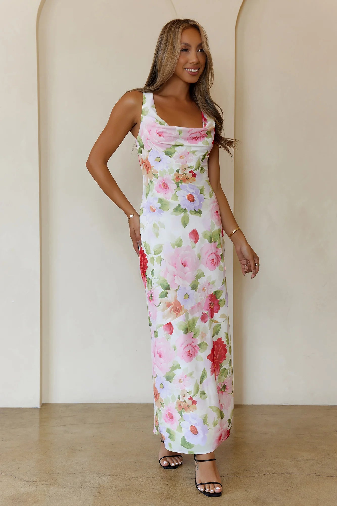 Lush Floral Dream Maxi Dress Floral