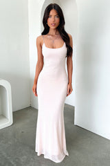 Nalani Embellished Maxi Dress - Baby Pink