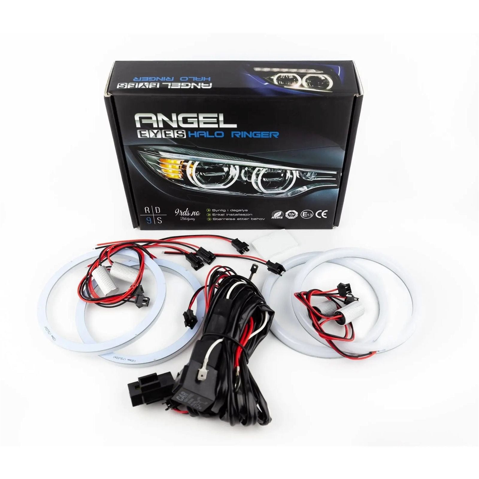 9rds.no LED SMD Soft light Angel eyes ettermonteringssett til E92 (Sett) - Lyshelten.no