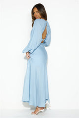 Daydream Retreat Midi Dress Blue