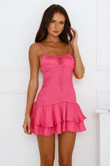 Hot Gossip Mini Dress Pink