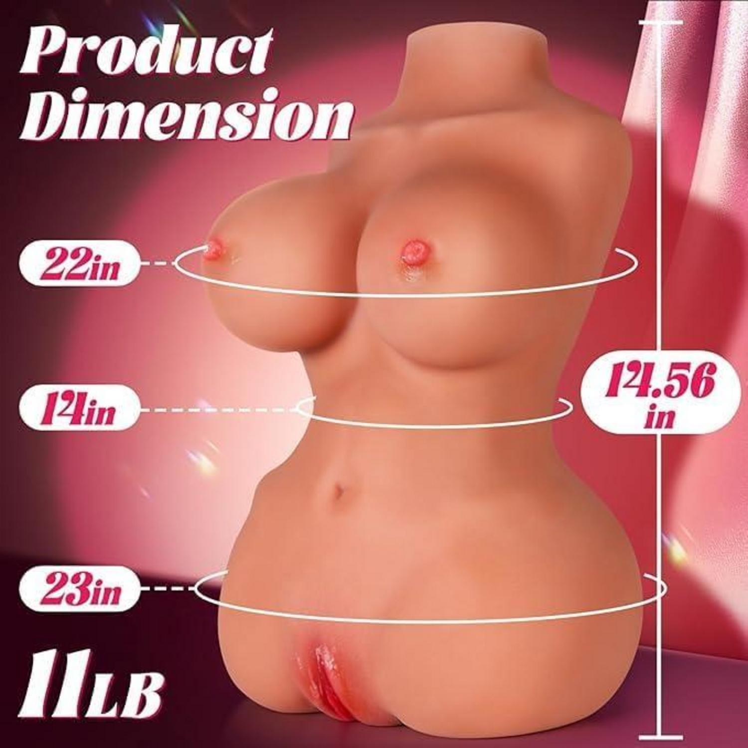 Masturbator Sex Spielzeug für Männer Sexpuppe Realistisch 2 in 1