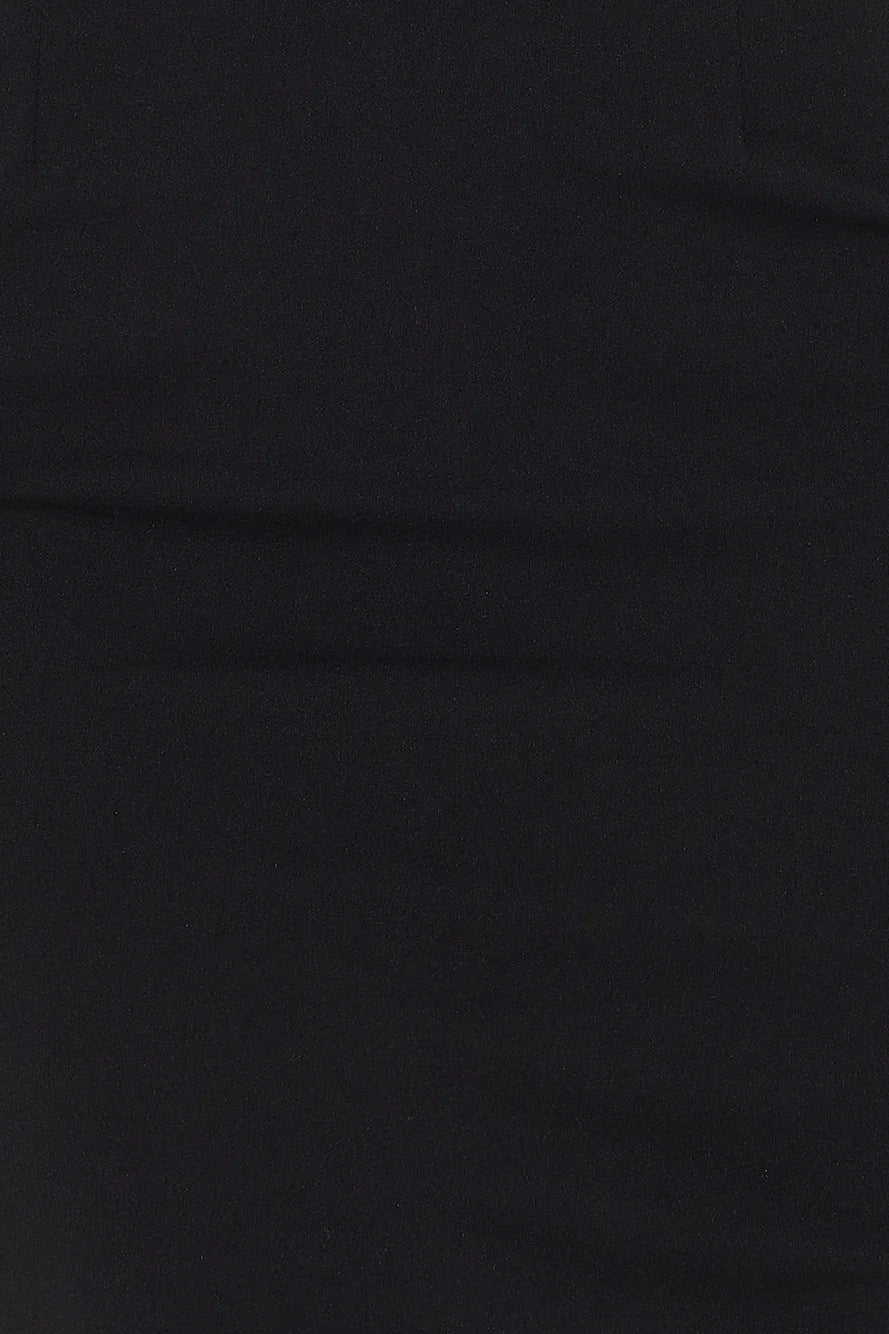 A-List Glam Midi Dress Black