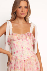 Zenith Midi Dress - Pink