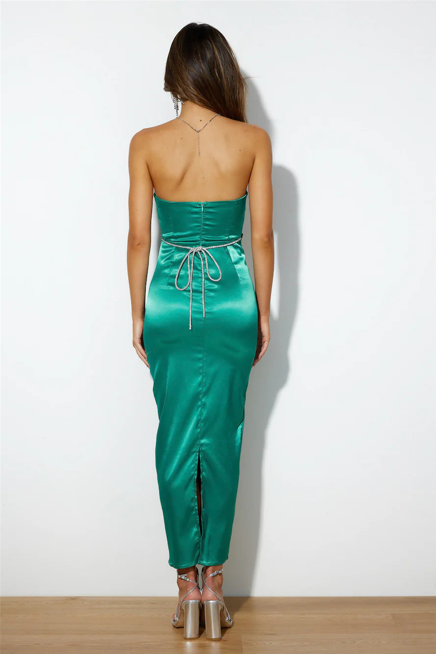 Diamant�� Dreams Midi Dress Green