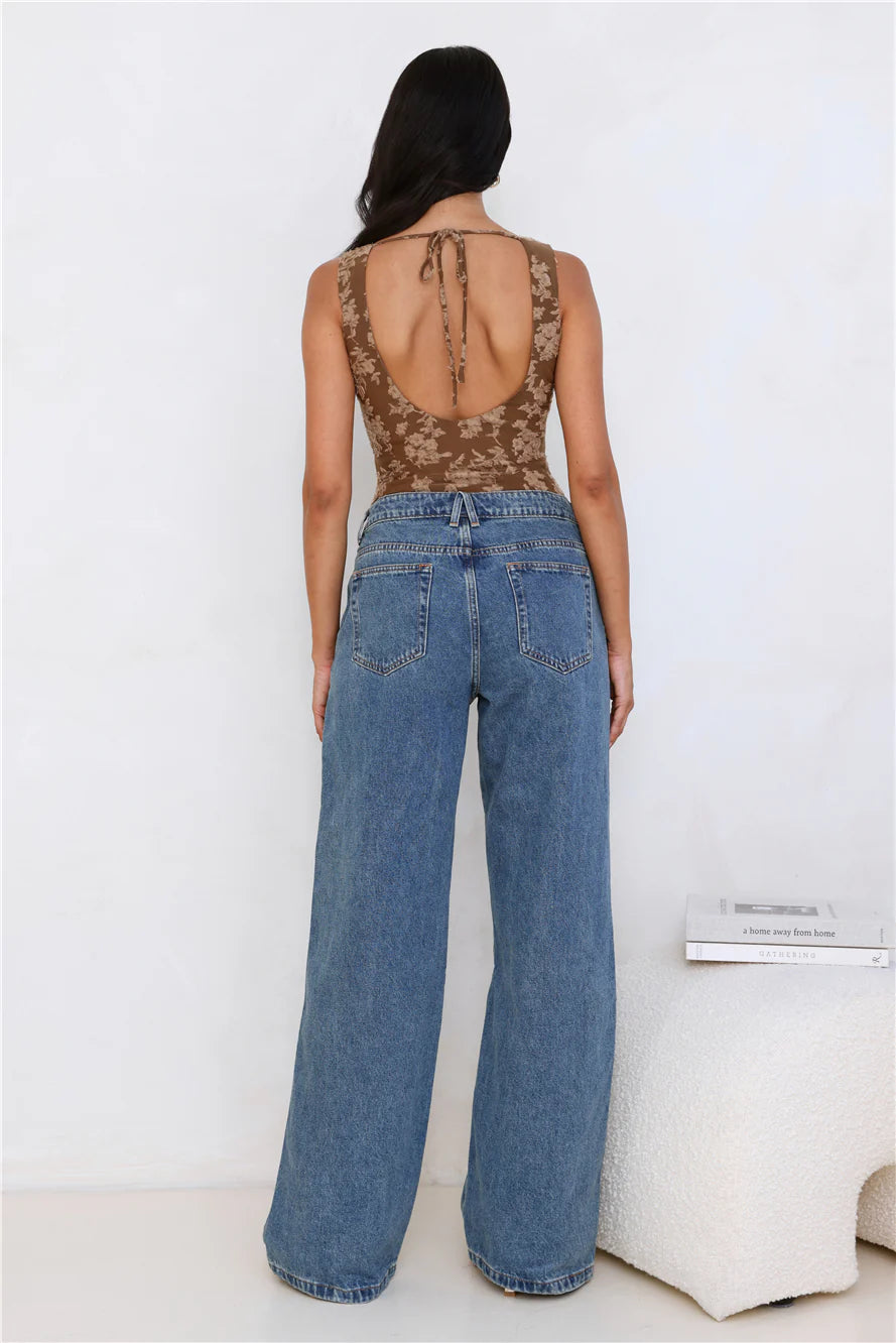 Strong Feelings Bodysuit Brown