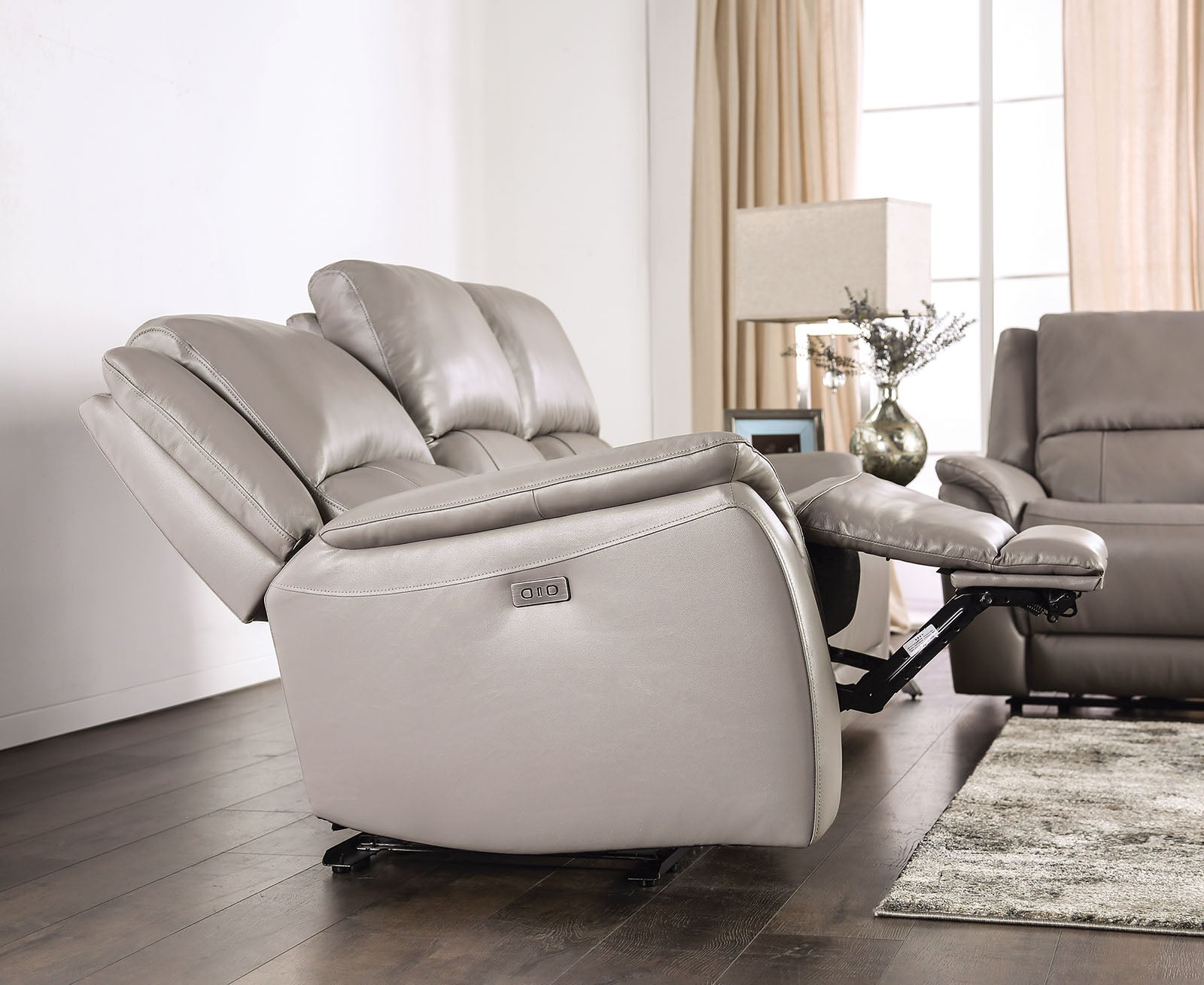 Gorgius Light Gray Power Sofa from Furniture of America - Luna Furniture