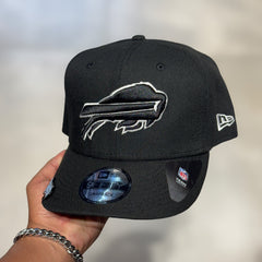 9FIFTY BUFFALO BILLS BLACK WHITE LOGO NFL