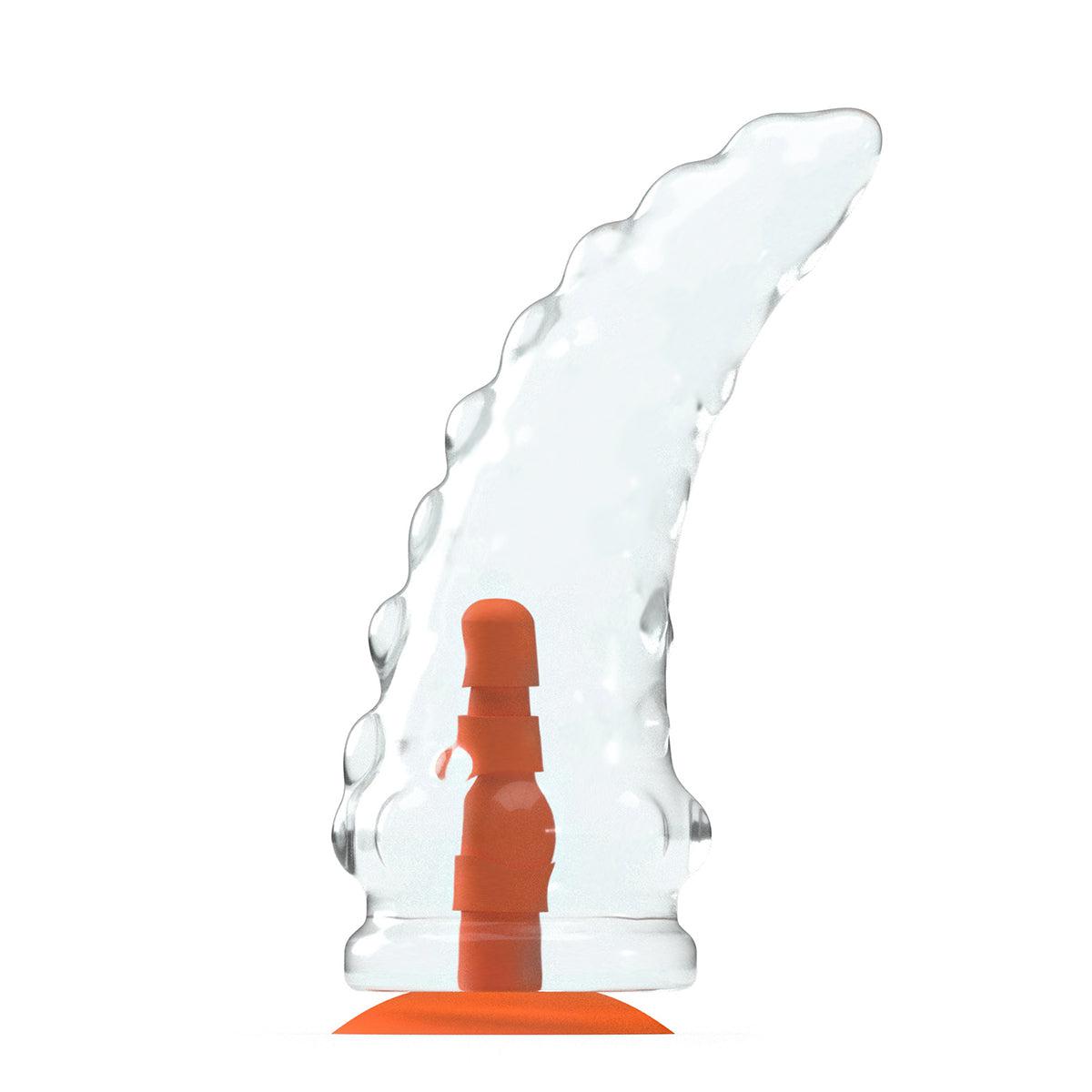 Dinoo - Primal Desires Extra Grote Dildo Met Zuignap Acro - Transparant