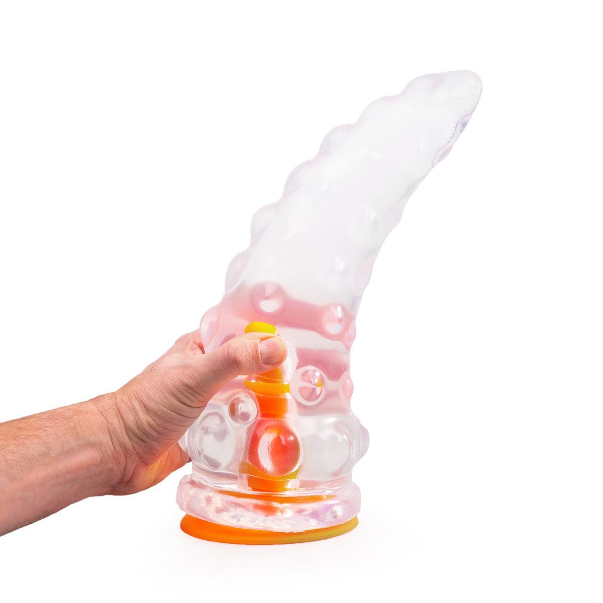 Dinoo - Primal Desires Extra Grote Dildo Met Zuignap Acro - Transparant