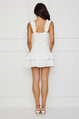 Your Wildflower Mini Dress White