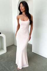 Nalani Embellished Maxi Dress - Baby Pink