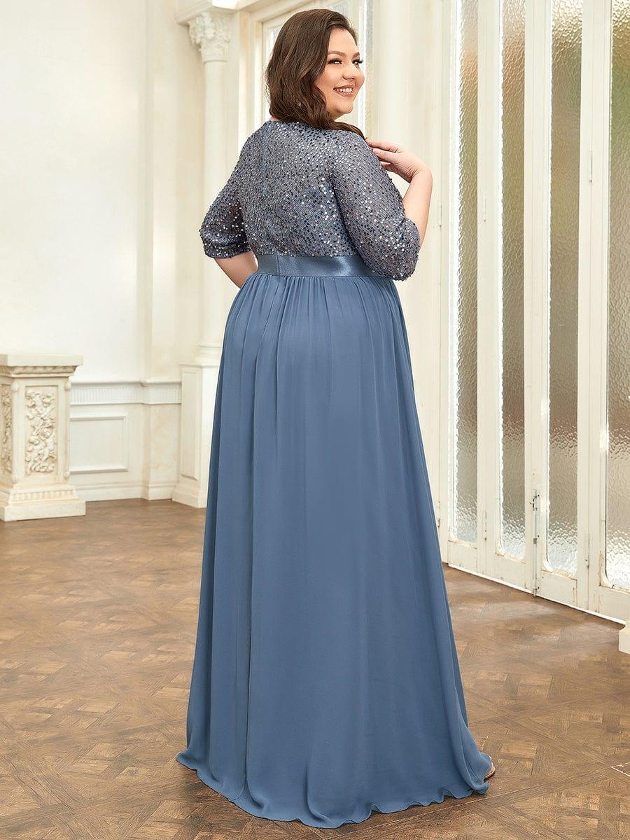 Dusty Navy Concert Dresses#style_EE00685DN