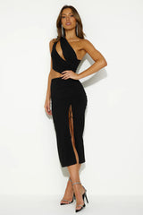 Dream Mind Midi Dress Black