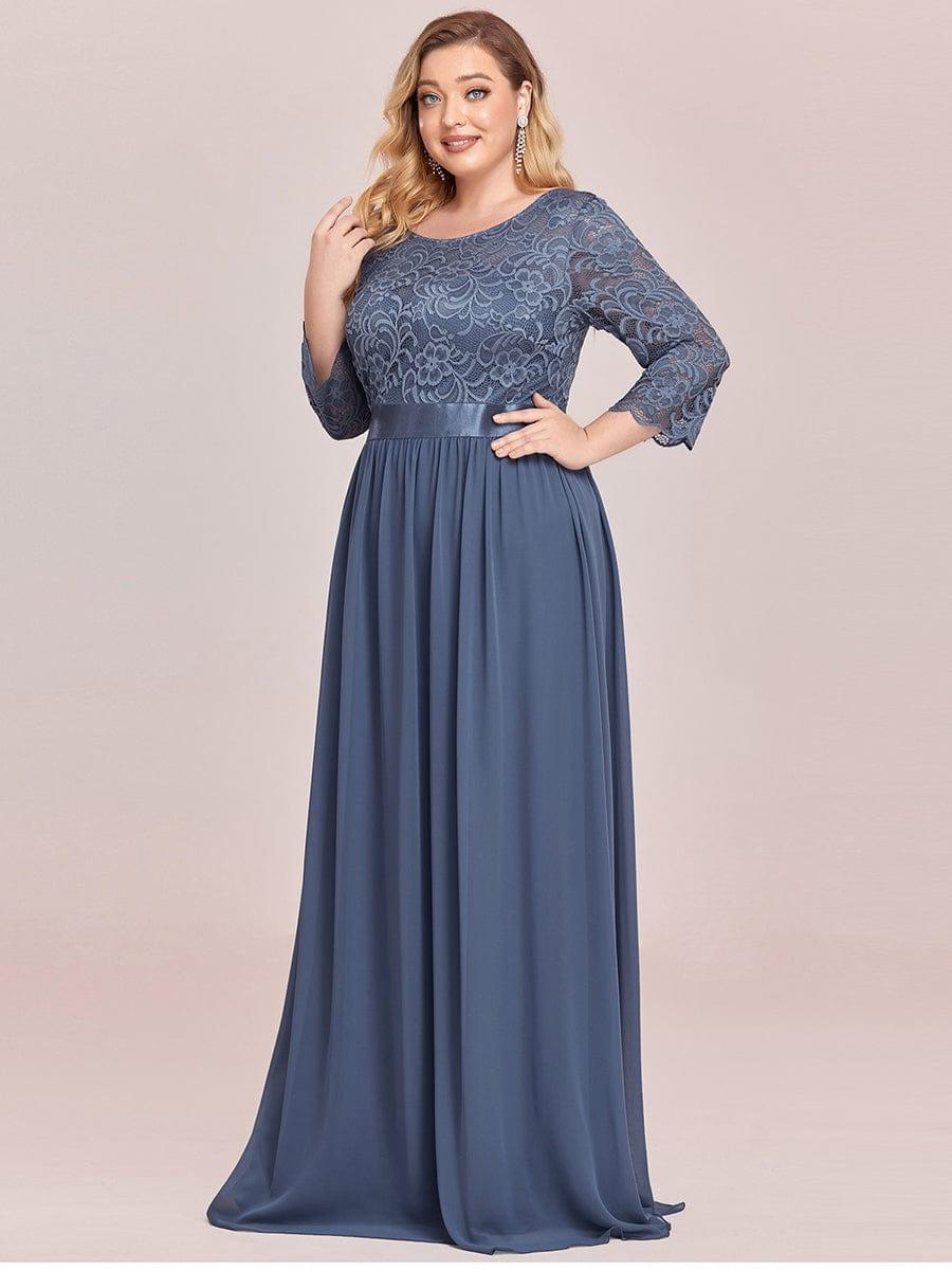 Dusty Navy Concert Dresses#style_EP07412DN