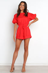 Chelsey Linen Set - Red