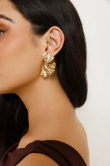 Playful Luxe Earrings Gold