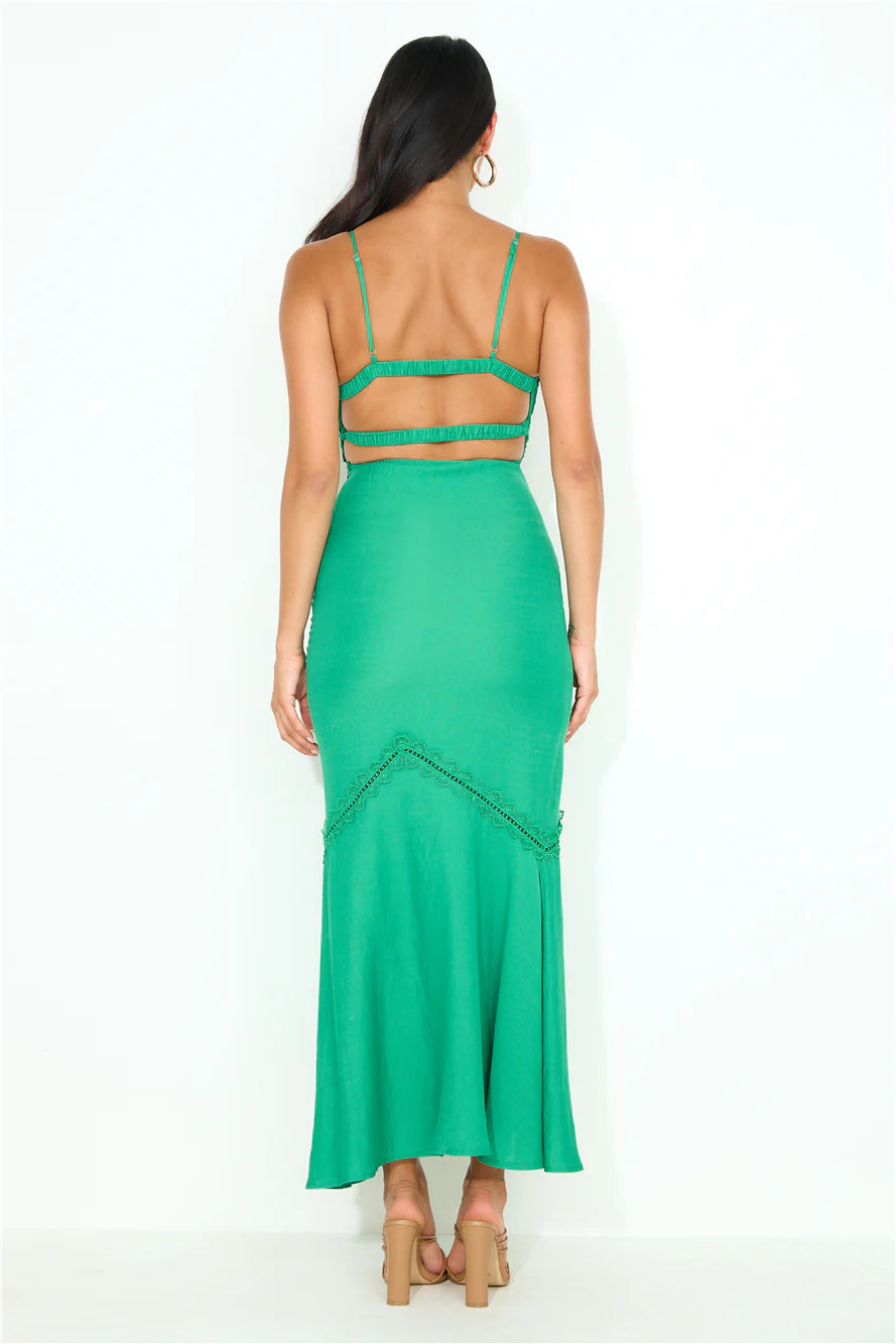 Your Inspiration Maxi Dress Green