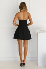 Silhouette Dream Strapless Mini Dress Black