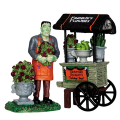 Graveyard Bouquets Set Of 2 Lemax Spooky Town Figurine