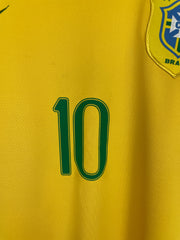 Shop 2006/08 BRAZIL RONALDINHO #10 HOME SHIRT (L) NIKE, classic football shirts, vintage football shirts & retro soccer jerseys at Cult Kits